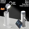Настольная лампа-фонарь беспроводная с функцией POWER BANK Master-7, портативная автономная настольная лампа, складывающаяся в фонарик, телескопическая складка конструкция с подставкой для мобильного телефона,регулируемое освещение с 3 уровнями яркости