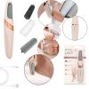 Электрическая пилка для ног и пяток Flawless Pedi, пемза для педикюра с двумя насадками, Аппарат для педикюра от USB