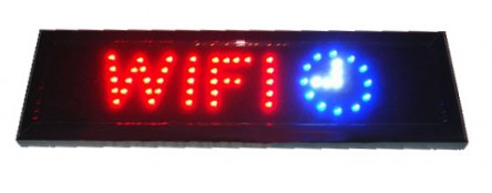 LED Вывеска WI-FI 48*15