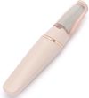 Электрическая пилка для ног и пяток Flawless Pedi, пемза для педикюра с двумя насадками, Аппарат для педикюра от USB