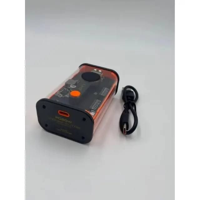 Power Bank LINQ TM-16000mAh PD 22,5W, Прозрачный повербанк с индикатором и дисплеем, Внешняя портативная аккумуляторная батарея, компактная мобильная батарея, универсальное зарядное устройство, для зарядки