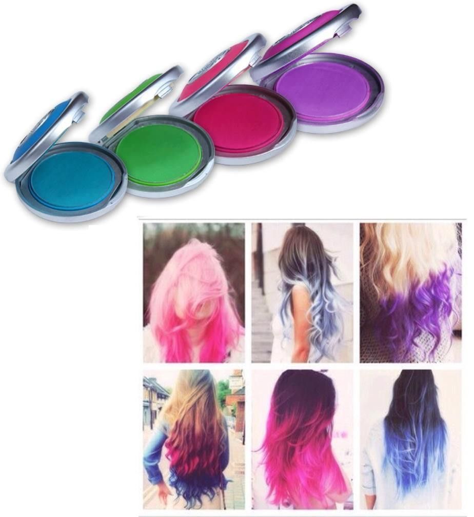 Цветные мелки для волос hot huez