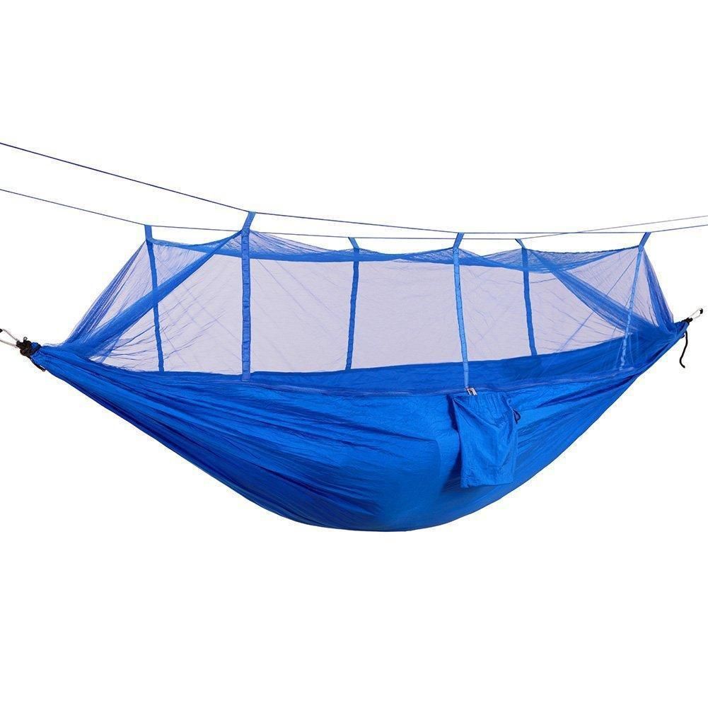 Подвесной гамак с москитной сеткой Hammock Net, двухместный гамак в чехле
