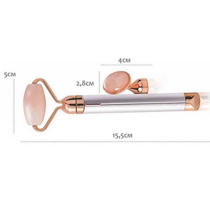 Электрический роликовый массажер для лица Flawless Facial Roller Massager, вибромассажер для подтяжки лица и омоложения