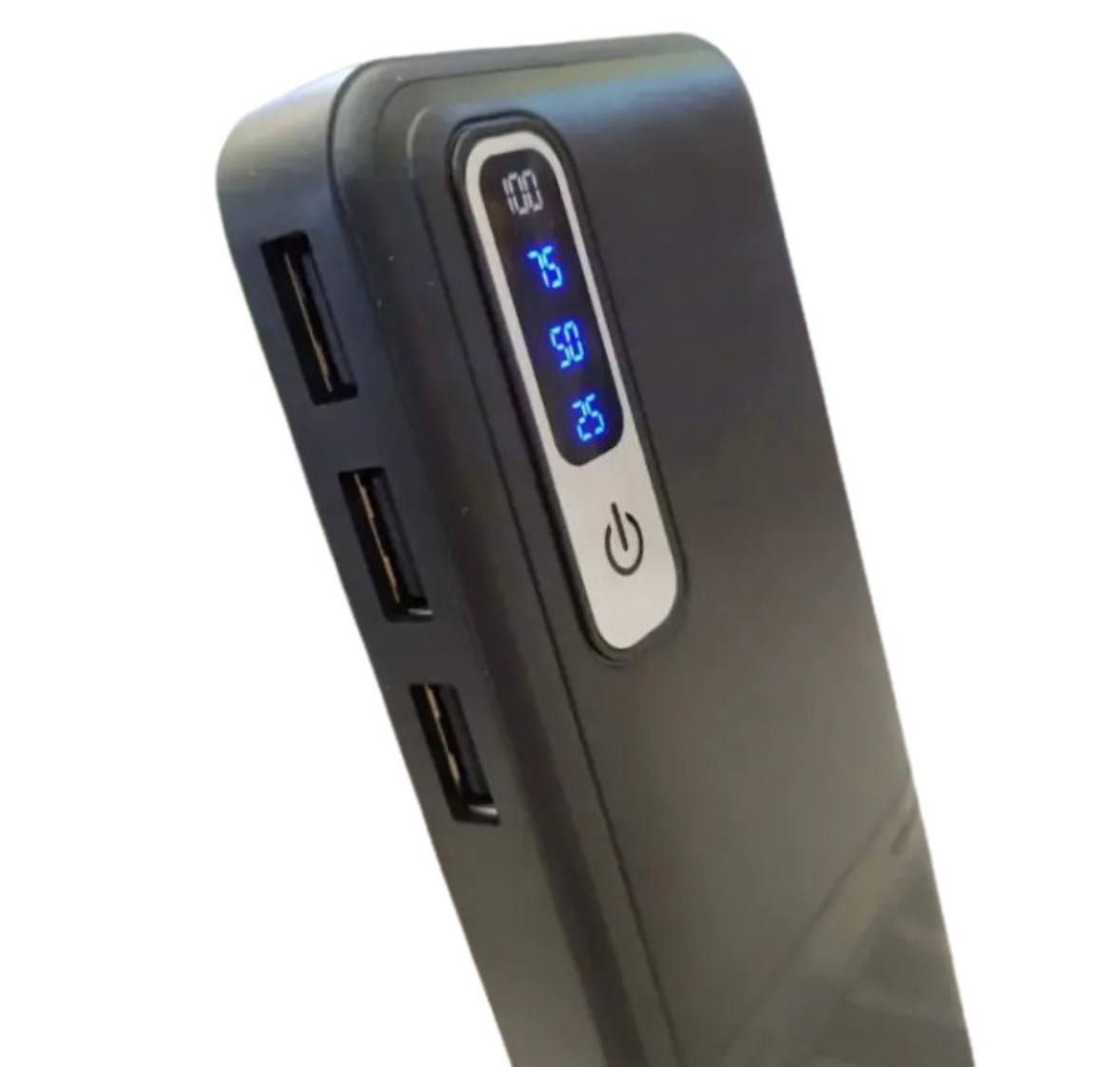 Универсальная практичная Мобильная зарядка UN-3103 20000mAh, портативнй переносной Powerbank с фонарем и LCD дисплеем для подзарядки ваших устройств, для зарядки гаджетов, с тремя портами USB