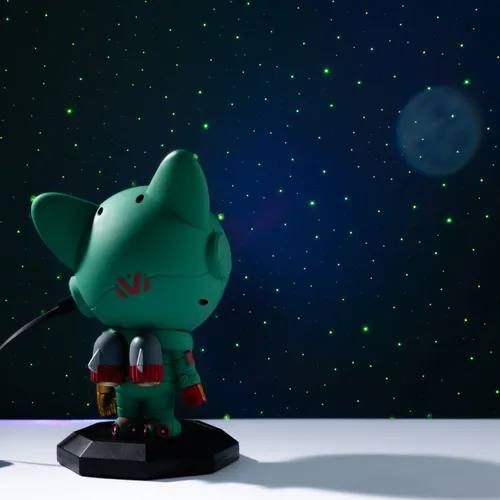 Ночной завораживающий светильник-проектор пёс - Dog Star Lightr, многоцветный проекционный ночник, Ночник-проектор Звездного неба и Галактик Собака-Робот с пультом дистанционного управления , волшебный светильник пес-Астронавт