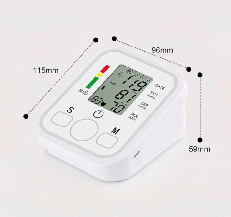 Автоматический тонометр Sunnymed Arm Style B02R плечевой, устройство для измерения давления, частоты пульса, индикатор аритмии