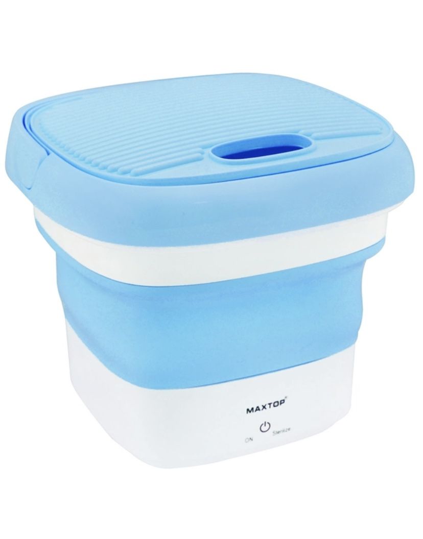 Складная стиральная машина Maxtop BX-3 mini переносная 10W, силиконовая портативная стиралка Folding Washing Machine