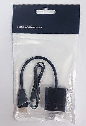 Конвертер с mini HDMI на VGA+AUDIO