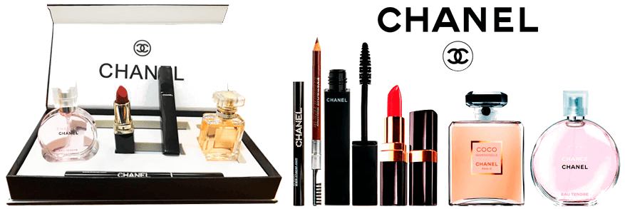 Подарочный набор парфюмерии Chanel 5 в 1, набор духов Шанель, набор косметики Шанель