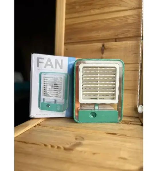 Маленький настольный вентилятор JISULIFE,с USB-зарядкой 4-скорости MINI FAN, с функцией увлажнения, Портативный охладитель воздуха, переносной компактный кондиционер с возможностью добавить аромат или лед в лоток