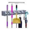 Настенный держатель-органайзер для швабр и щеток Broom Holder, Универсальный фиксатор швабры