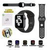 Смарт-часы Smart Watch T 55 поддержка звонков, спортивные режимы,влагозащита ip 67 Black,умные наручные часы,2 ремешка,сенсорное управление,совместимость с ОС: Android и IOS.спортивные фитнес часы