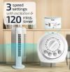 Бесшумный Напольный Вентилятор DOMOTEC MS-1627 White TOWER FAN с таймером отключения, 3 режима скорости, колонный эффективный вентилятор для дома и офиса