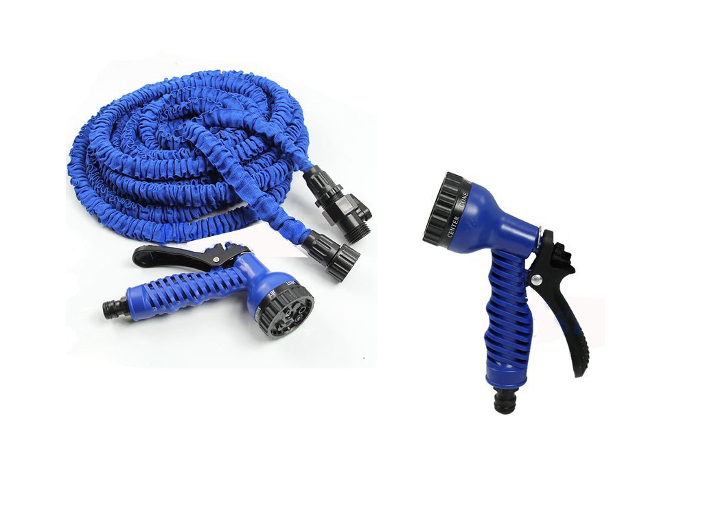 Растягивающийся шланг Xhose 30,5 м. Шланг для полива Хоз 30 метров