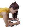 Автоматический тренажер ролик Healthy Abdomen Wheel для пресса живота с таймером и подставкой для телефона, колесо для укрепления мышц