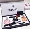 Подарочный набор парфюмерии Chanel 5 в 1, набор духов Шанель, набор косметики Шанель