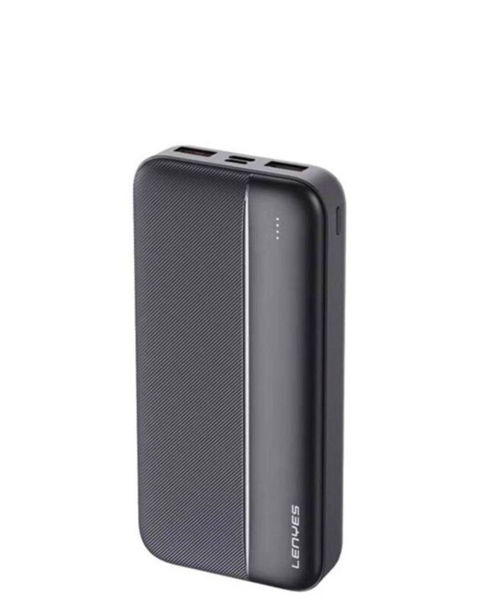 Power bank LENYES PX263 20000mAh (реальная емкость), компактный универсальный павербанк, внешняя аккумуляторная батарея, портативная мобильная батарея с быстрой зарядкой, переносное зарядное, аккумулятор для зарядки