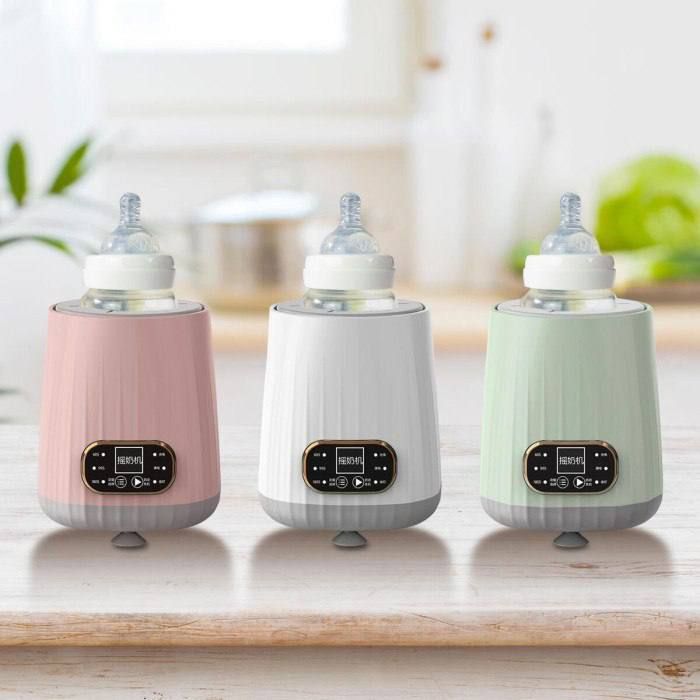 Автоматический шейкер для детских бутылочек, Electric Milk Bottle Shaker, Portable Shaking Machine, USB Charging, Milk, Подогреватель для бутылочек потативный с таймером  оборудован подсветкой и LED дисплеем