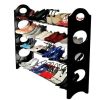 Полка для обуви Stackable Shoe Rack 12 пар, стойка для хранения обуви 4 полки