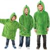 Дитячий плед с капюшоном и рукавами толстовка Huggle Pets Hoodie