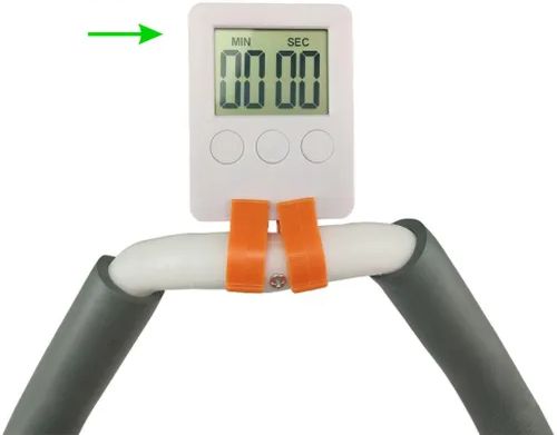 Автоматический тренажер ролик Healthy Abdomen Wheel для пресса живота с таймером и подставкой для телефона, колесо для укрепления мышц