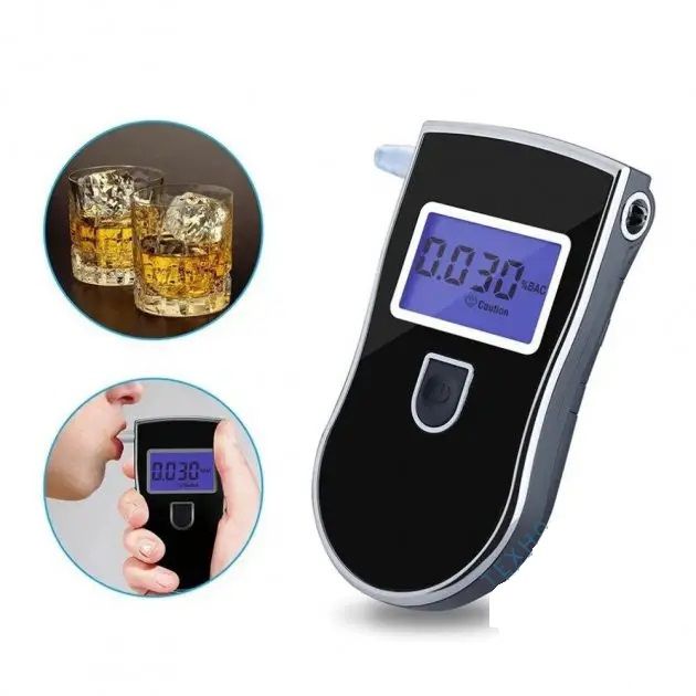 Алкотестер карманный цифровой с экраном Alcohol Tester