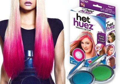 Цветные мелки для волос hot huez