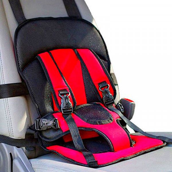 Детское бескаркасное автокресло Multi Function Car Cushion, Красное