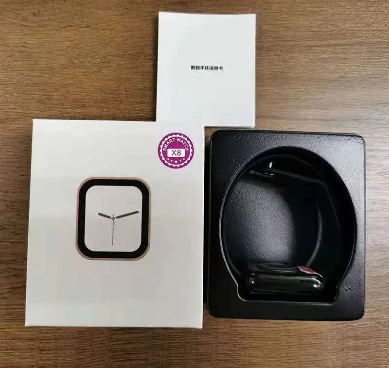 Розумні наручні стильні багатофункціональні Смарт-годинник Smart Watch X8 для Android та iOS, браслет для занять спортом, крокомір, пульсометр, моніторинг серцевого ритму, будильник, Bluetooth, спортивні режими