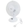 Вентилятор портативный настольный DOMOTEC MS-1624 White, бесшумный компактный электровентилятор бытовой на стол, регулируемый угол наклона, автоповорот