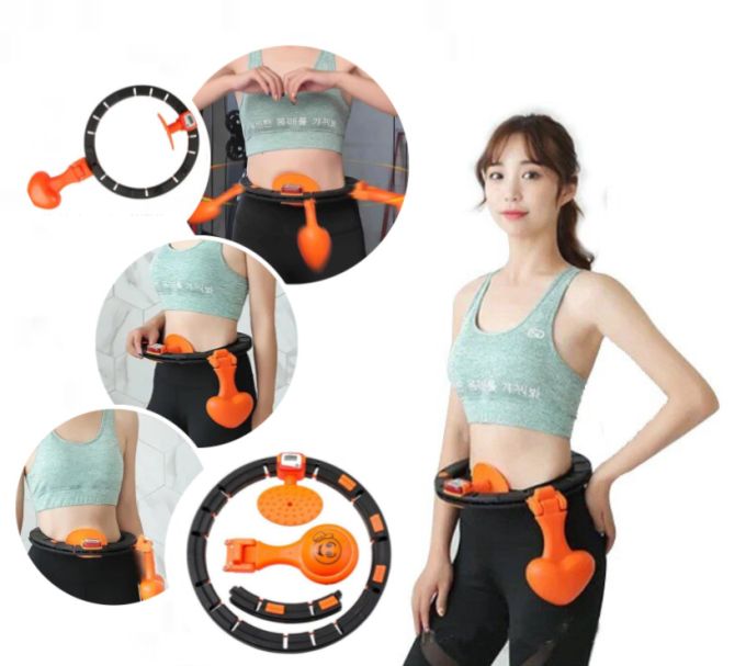 Массажный спортивный обруч Хулахуп Hula Hoop для похудения живота и боков