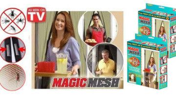 Москитная сетка на магнитах Magic Mesh, Штора на магнитах. Штора от комаров