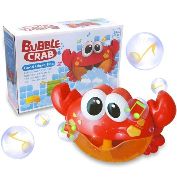Музыкальный игрушка для ванны Bubble Crab Краб пенообразователь, игрушка с мыльными пузырями