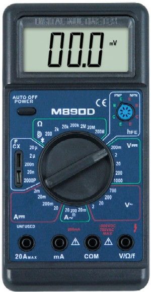 Цифровой мультиметр (тестер) DT-890D