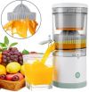 Аккумуляторная портативная соковыжималка для цитрусовых Citrus juicer YZJ-001 с USB-C, соковыжималка для фруктов и овощей с USB-зарядкой