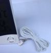 Термометр-гигрометр HTC-2 +часы, календарь, наружный датчик температуры