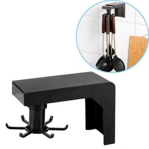 Подвесной держатель кухонных принадлежностей 6 крючков Kitchenware Collecting Hanger, Подвесная система хранения
