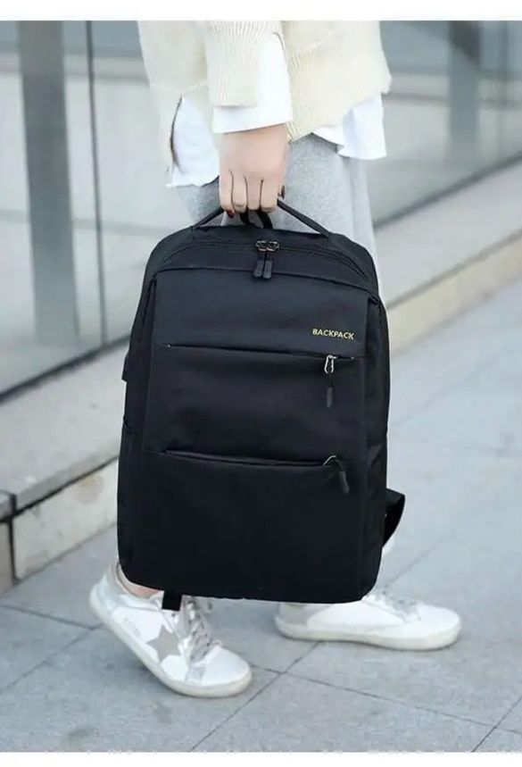 Рюкзак городской 3в1 Backpack 9018 с сумкой и кошельком, 18л, Портфель с сумкой и кошельком 42х33х10см, рюкзак для ноутбука