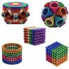 Цветной Нео Куб магнитный конструктор-головоломка Neocube 216 шариков, разноцветный 5мм