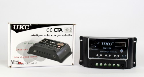 Солнечный контроллер заряда Solar controler 20A для солнечных батарей установок