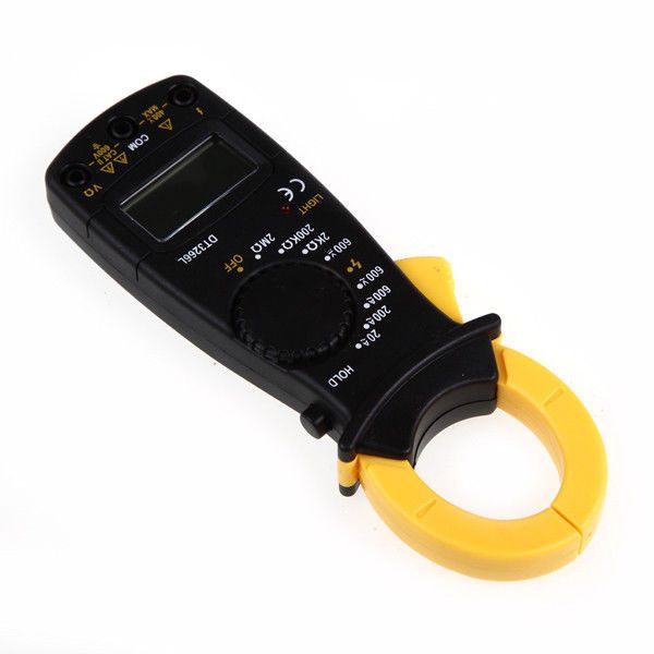 Токоизмерительные клещи dt-3266l, защита от перегрузки, функция hold, жк-дисплей, мультиметр цифровой, 2хааа