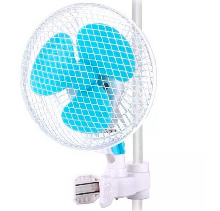Переносной портативный вентилятор с прищепкой Vivosun HY-180 20W, мини-вентилятор 6 дюймов 2 скорости