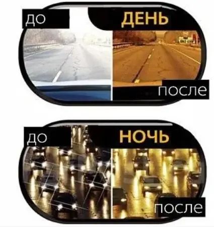 Автомобильные очки антибликовые HD Vision Glasses 2 в 1, очки для водителей день ночь