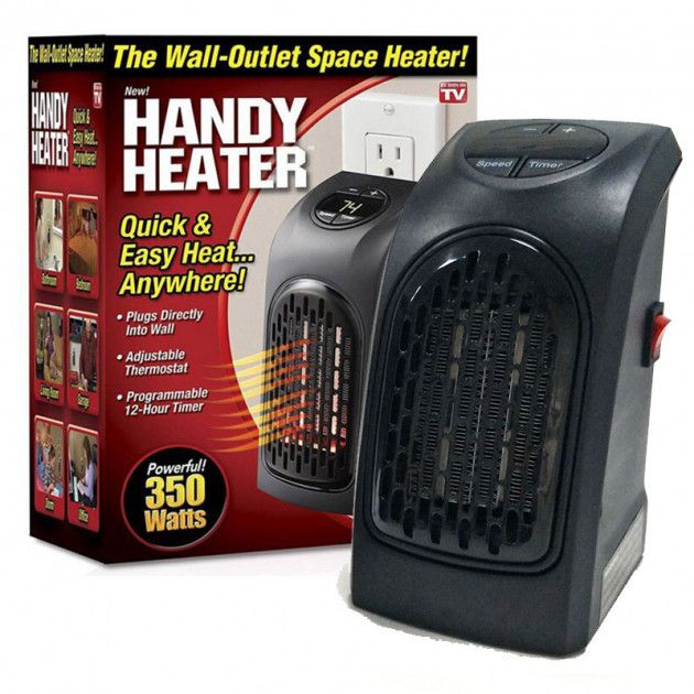 Портативный обогреватель Rovus Handy Heater 400W, Мини обогреватель Хенди хитер