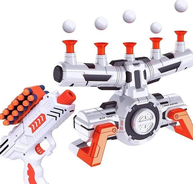 Интерактивная игра воздушный тир "Shooting X-Target" B2127 с писталетом бластером и дротиками