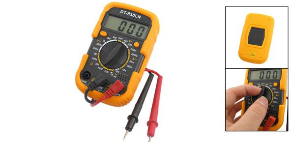Мультиметр тестер DT-830LN, цифровой, питание 9в