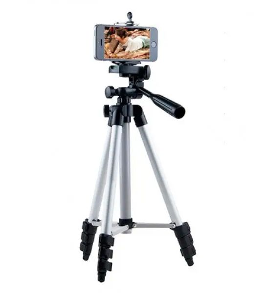 Телескопический штатив для фотоаппарата TRIPOD 3110 для камеры, телефона, трипод, тринога для фотоаппарата 360°