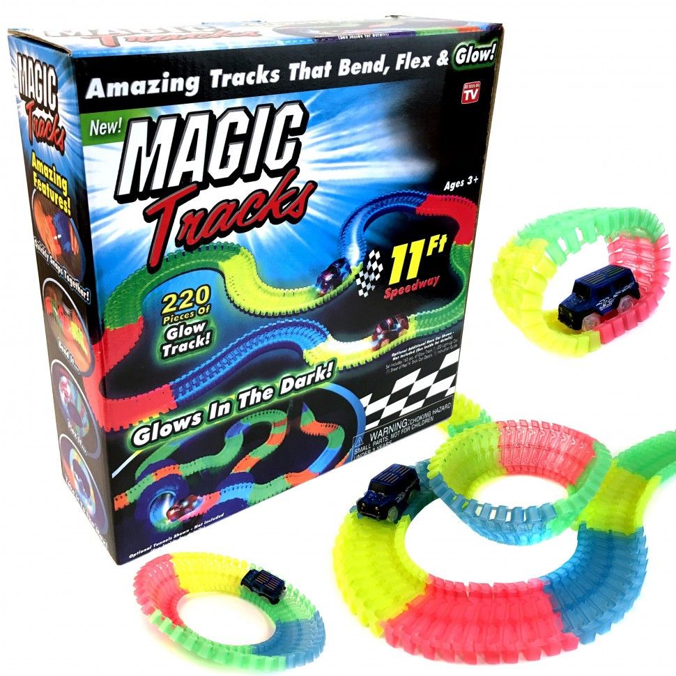 Гнучка гоночна траса Magic Tracks (Меджик Трек) 220 деталей
