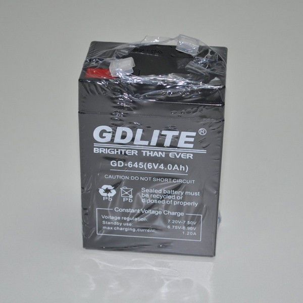 Аккумулятор батарея GDLITE 6V 4.0Ah GD-640 Бесперебойное питания